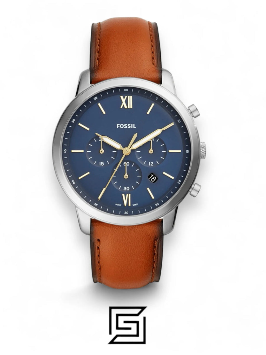 Fossil watches Neutra Chronograph Brown Leather Watch - FS5453