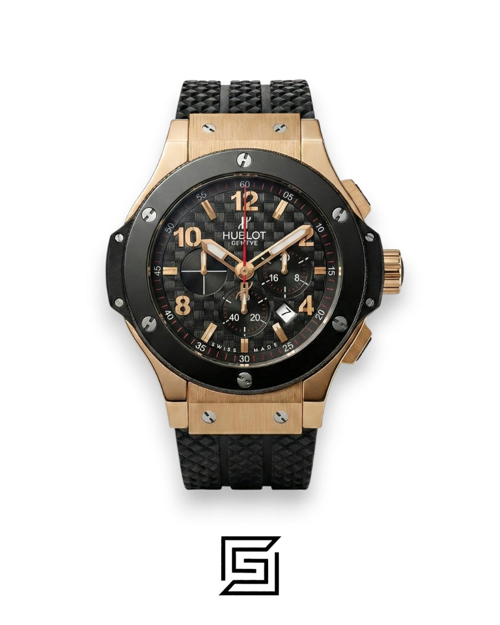 Hublot Big Bang King – Rose Gold Case with Black Dial & Rubber Strap