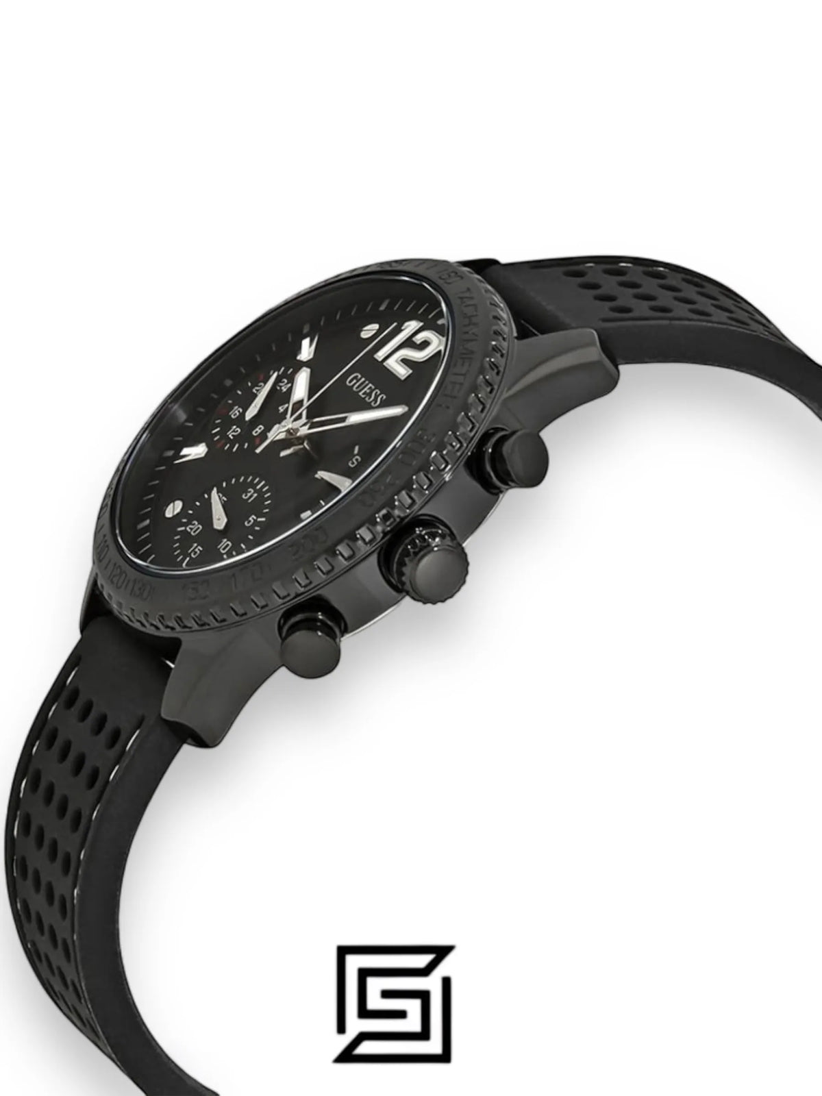 Guess original-watches Marina Women's Black Dial Silicone Band Watch - W1025L3