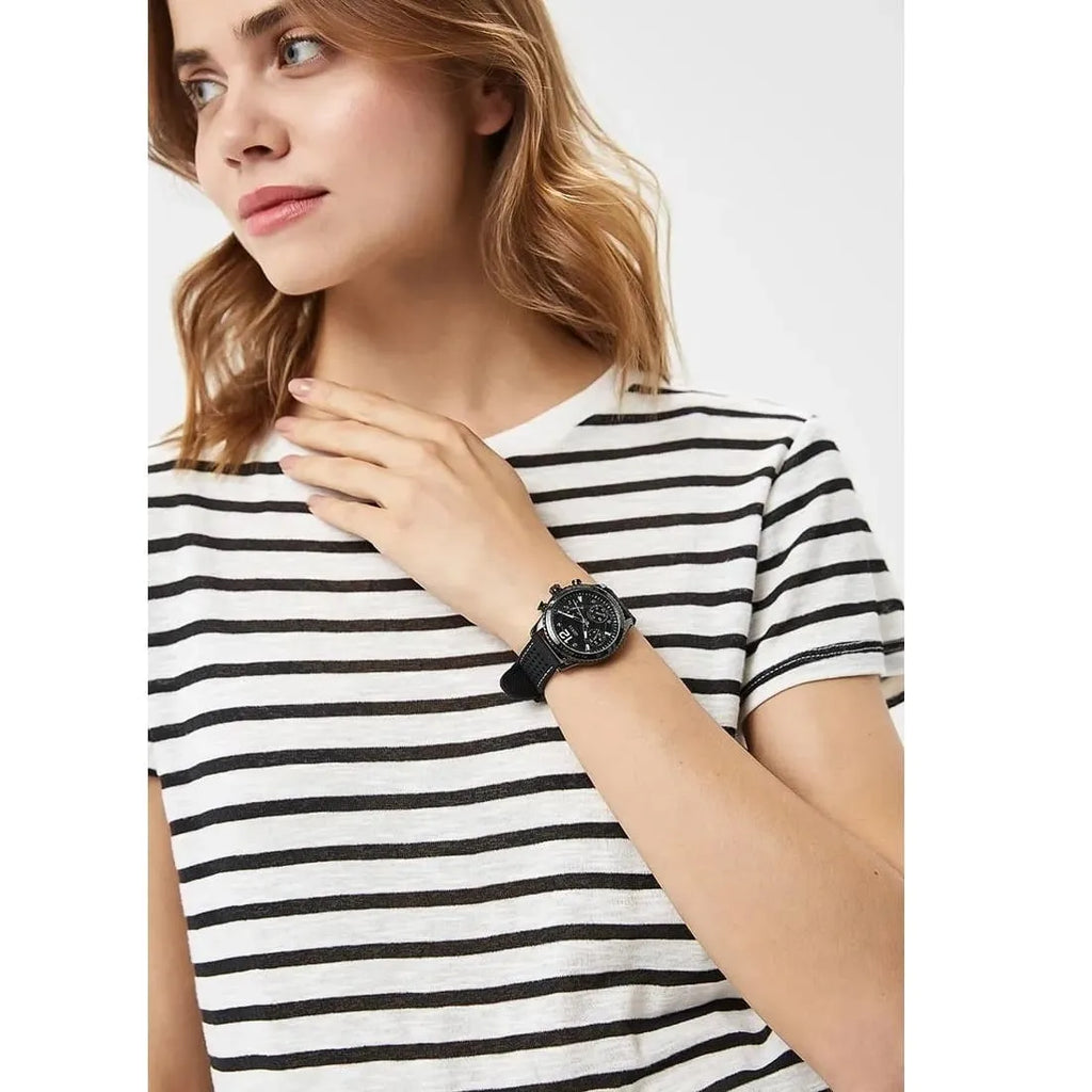 Guess original-watches Marina Women's Black Dial Silicone Band Watch - W1025L3