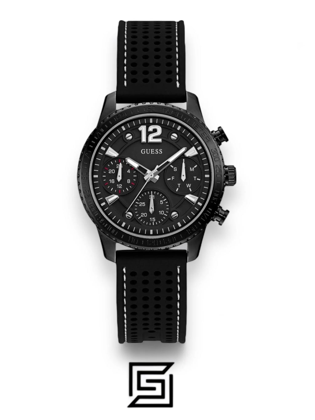 Guess original-watches Marina Women's Black Dial Silicone Band Watch - W1025L3
