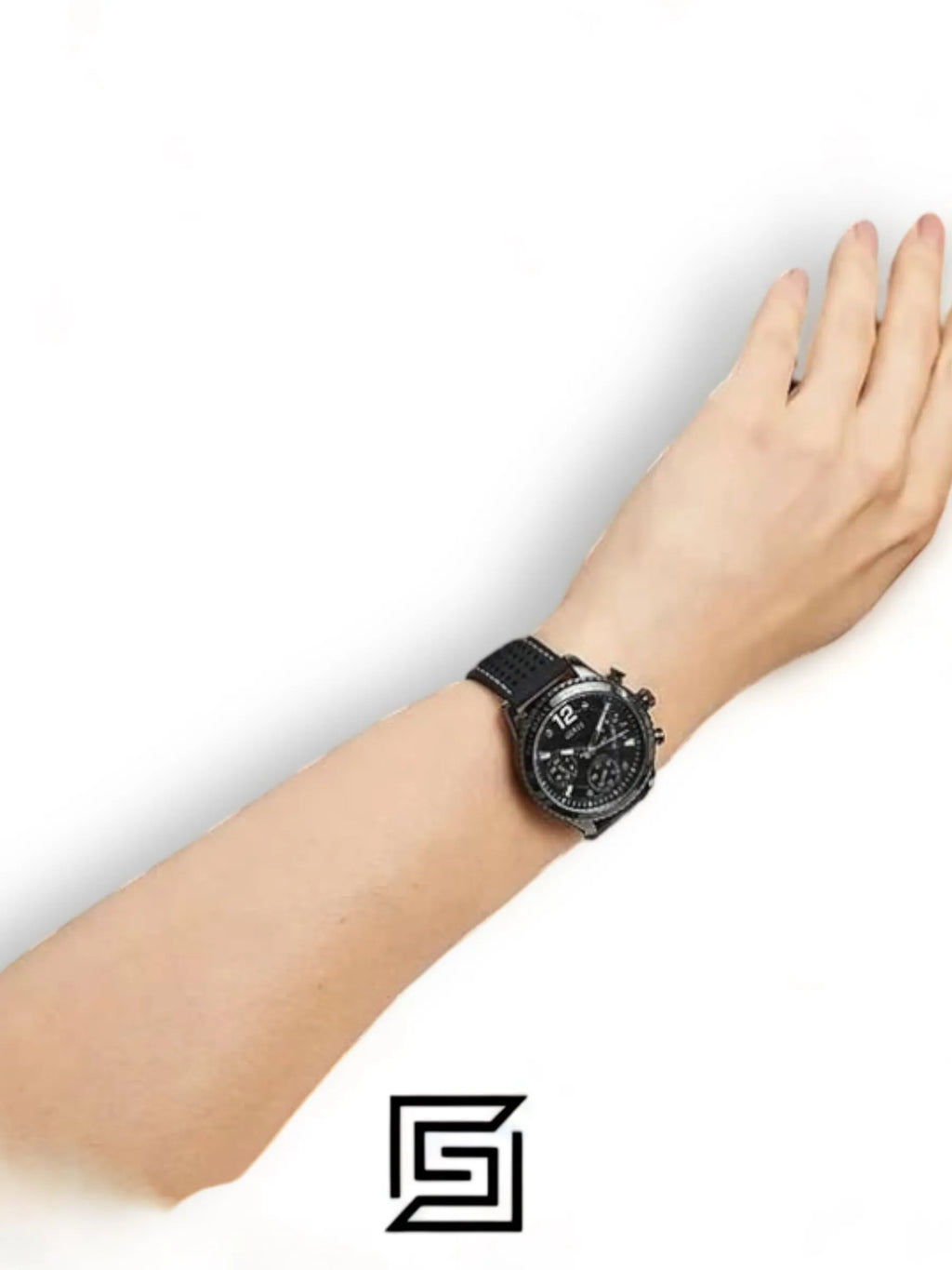 Guess original-watches Marina Women's Black Dial Silicone Band Watch - W1025L3