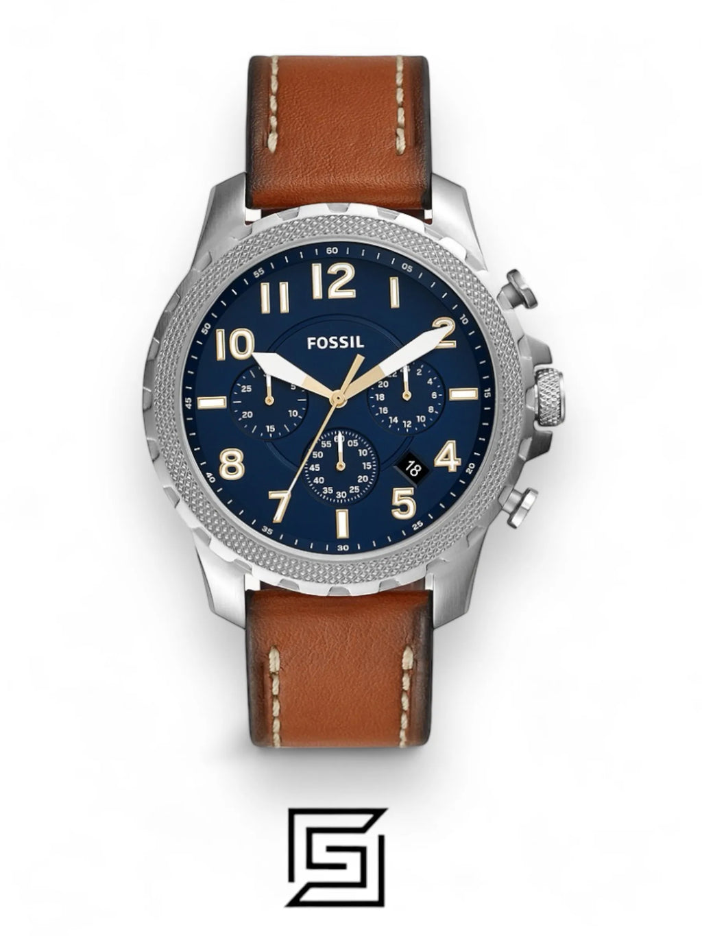 Fossil watches Bowman Chronograph Luggage Leather Watch - FS5602