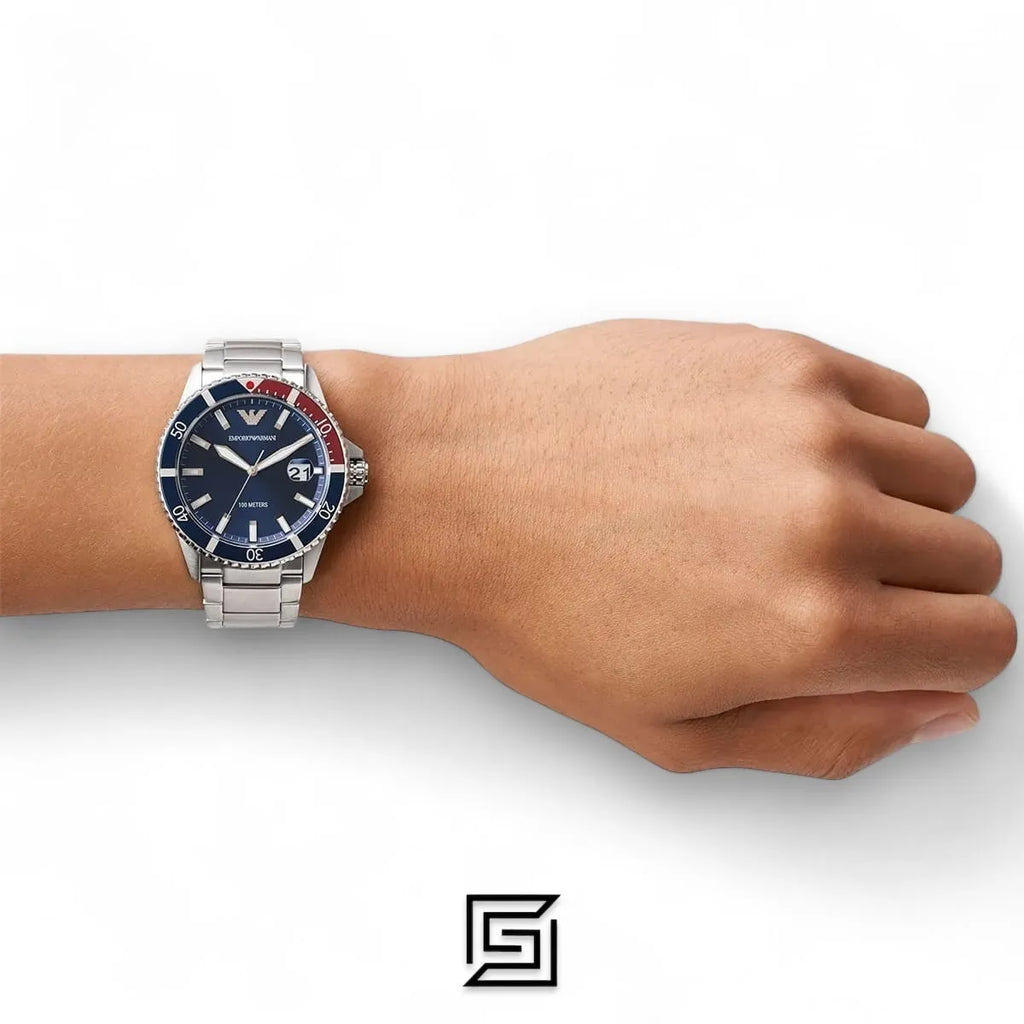 Emporio Armani Three-Hand Stainless Steel Watch - AR11339