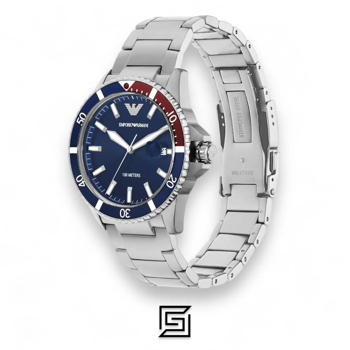 Emporio Armani Three-Hand Stainless Steel Watch - AR11339