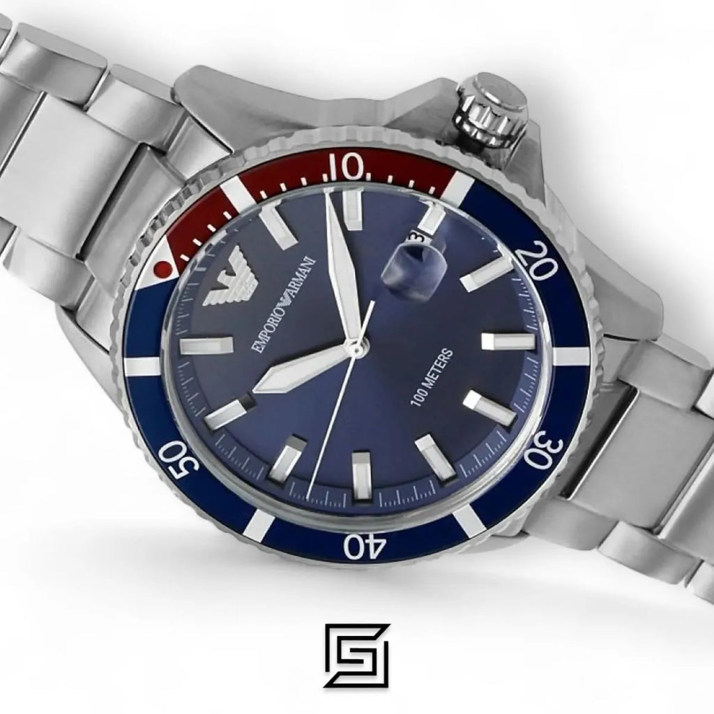 Emporio Armani Three-Hand Stainless Steel Watch - AR11339