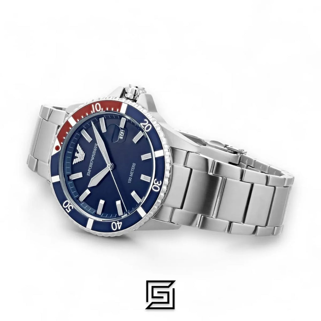 Emporio Armani Three-Hand Stainless Steel Watch - AR11339