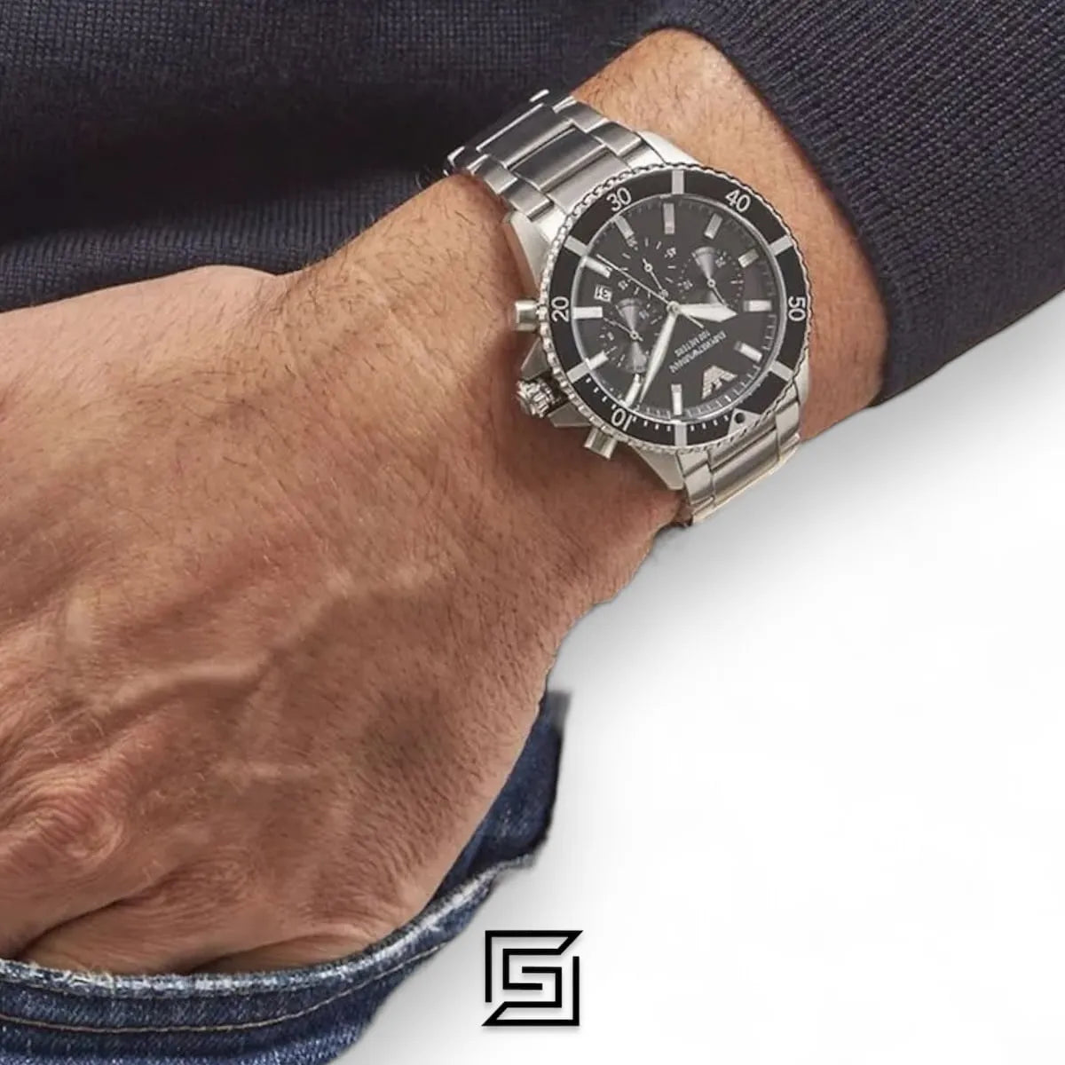 Emporio Armani Men’s Chronograph Stainless Steel Watch - AR11360
