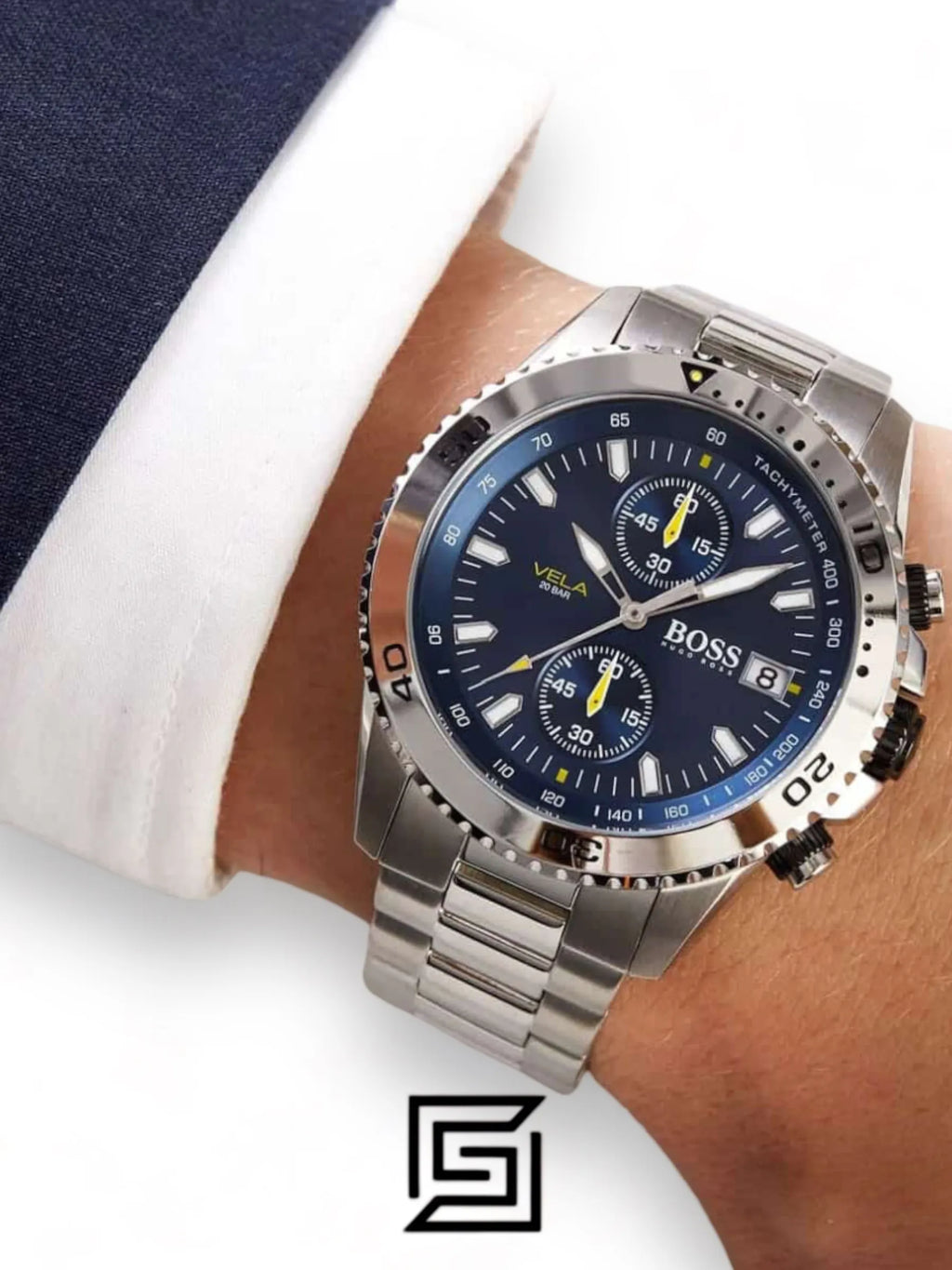 Hugo Boss original-watches Men's Chronograph Quartz Watch with Stainless Steel Strap - 1513775