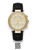 Michael Kors watches Parker Women's Beige Dial Leather Band Watch - MK2316