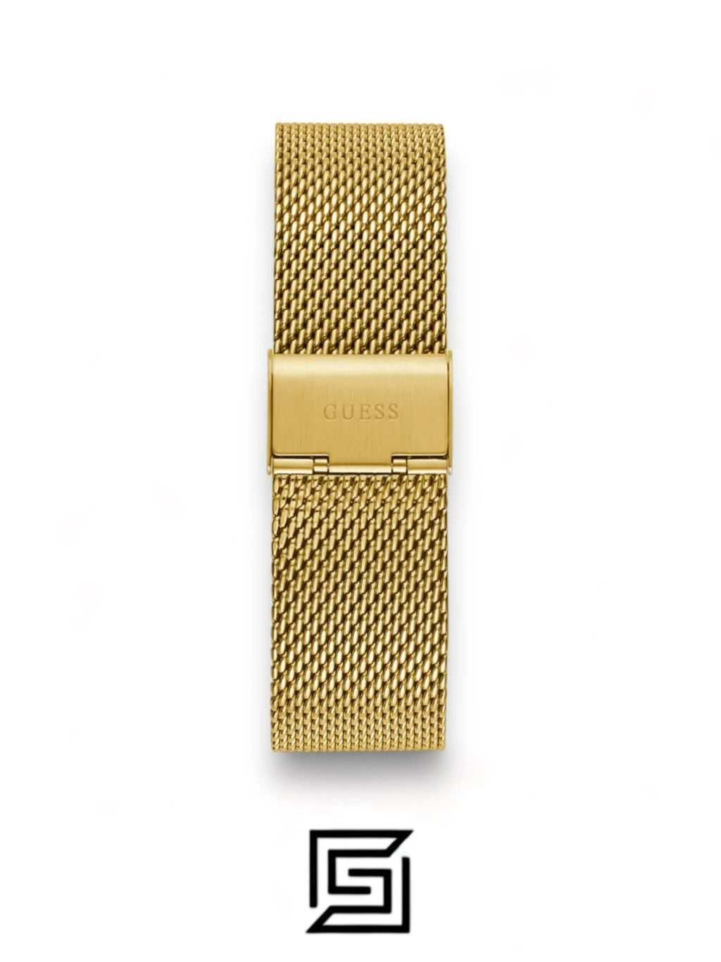 watches GUESS Mens Gold Tone Multi-function Watch GW0582G2