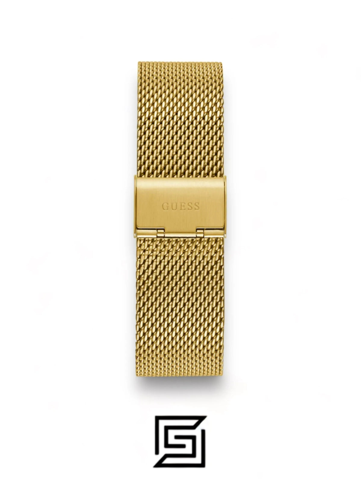 watches GUESS Mens Gold Tone Multi-function Watch GW0582G2