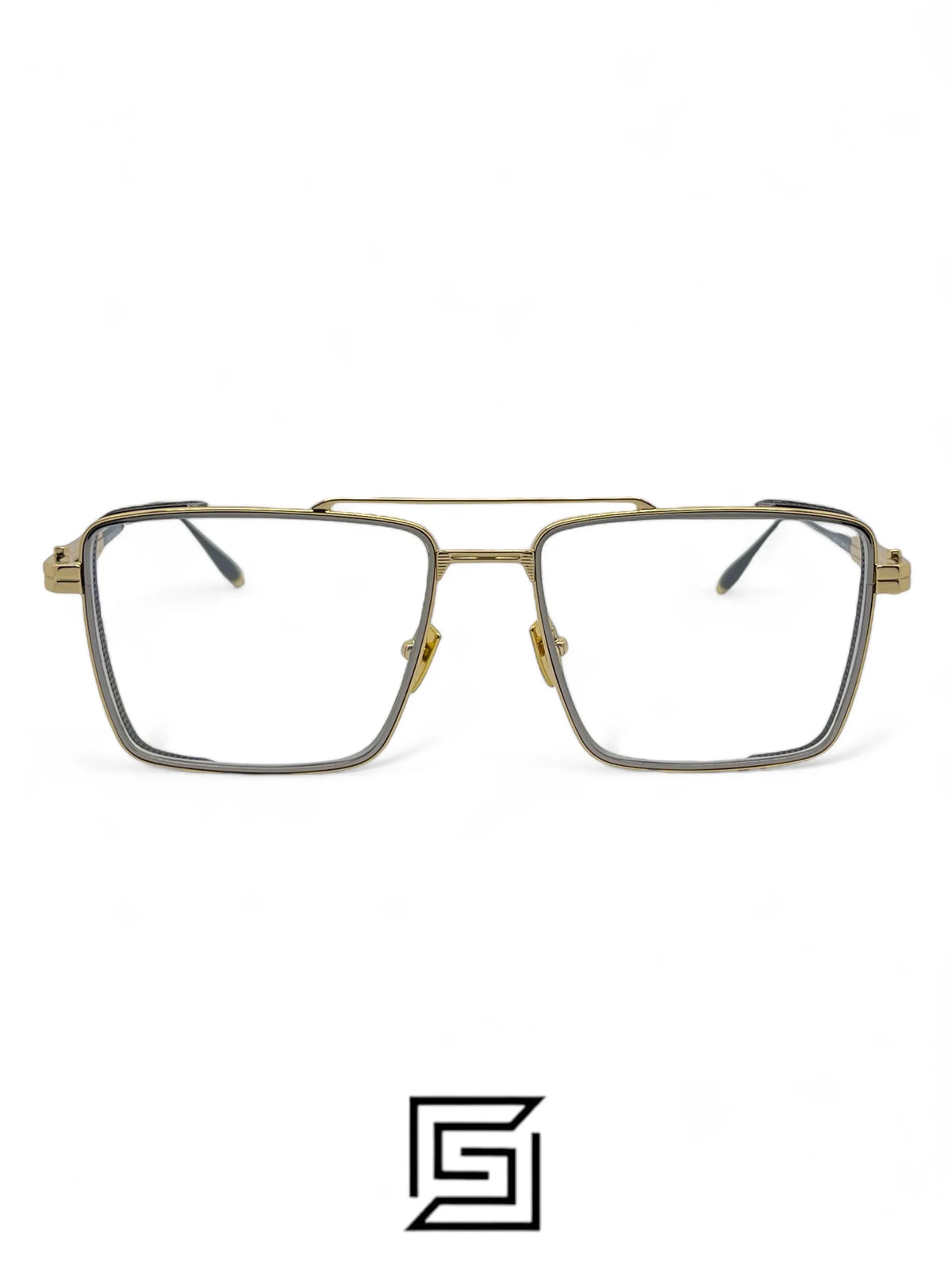 Akoni eyeglasses AKS-504B-55 CAT3 Gold and Silver