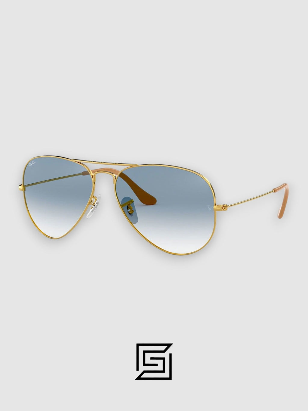Ray Ban RB3025 AVIATOR LARGE 58 Sunglasses Unisex - GOLD_GREY