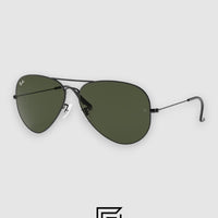 Ray Ban RB3025 AVIATOR LARGE 58 Sunglasses Unisex - black_G15