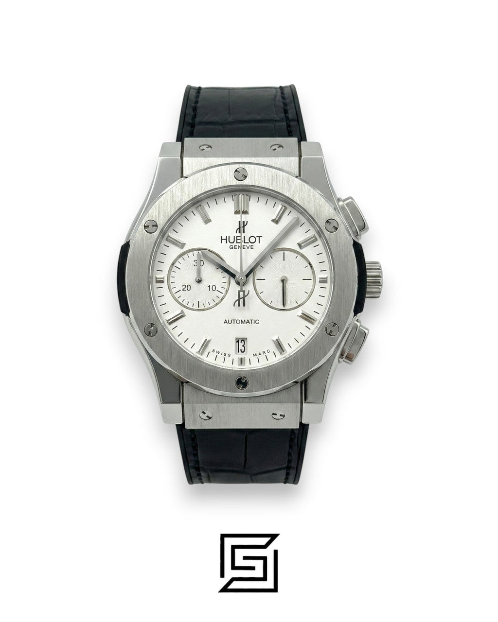 Hublot Classic Fusion White – Silver Case – Japanese Quartz Movement – Rubber Strap