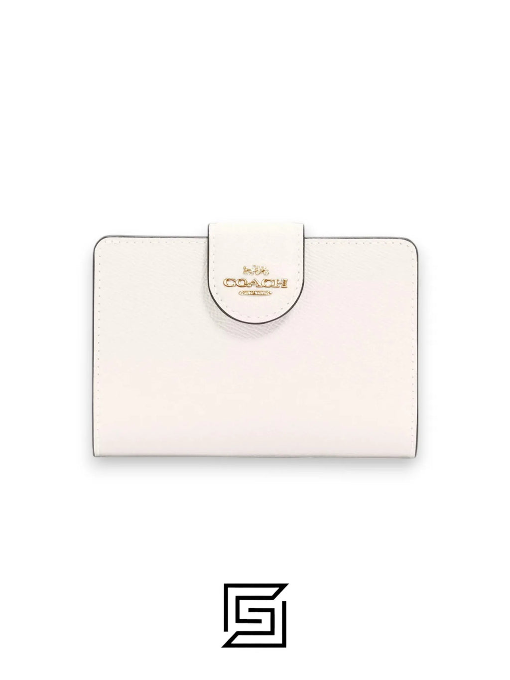 Medium Corner Zip Wallet Style Number 6390 White