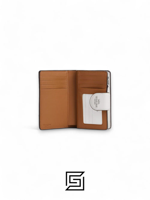 Medium Corner Zip Wallet With Houndstooth Print CJ680