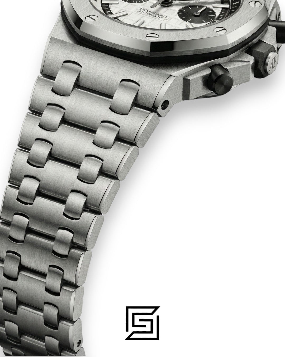 ROYAL OAK OFFSHORE j03168 2 COUNTERS-M/SILVER - BLUE