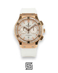 Hublot Big Bang Women - Rose Gold - White Diamond - White Rubber Strap