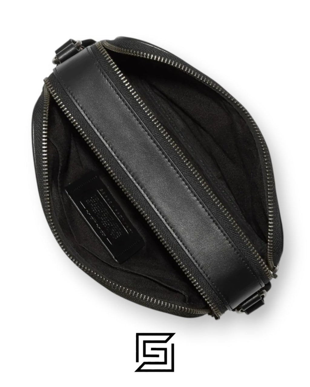 Graham Crossbody Bag In Blocked Signature Canvas With Varsity Stripe C9965