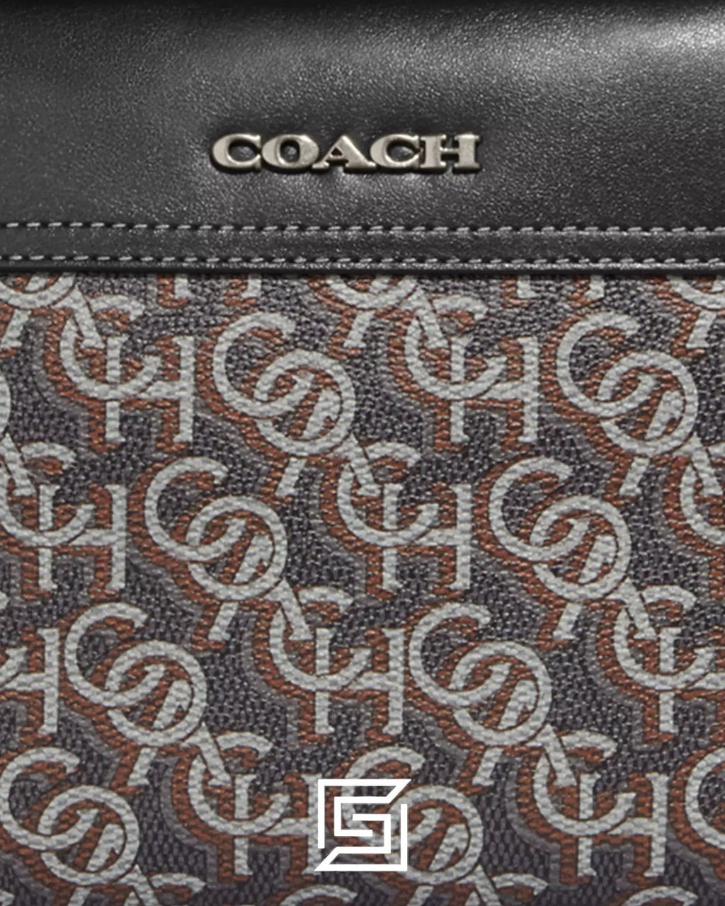 Graham Crossbody Bag With Coach Monogram Print CF484