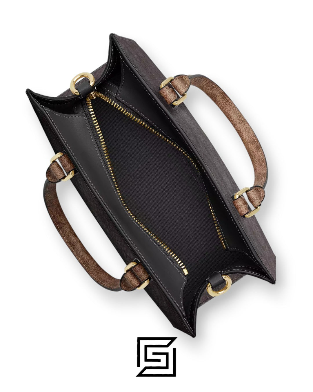 Maggie Small Tote Bag In Blocked Signature Canvas CY676