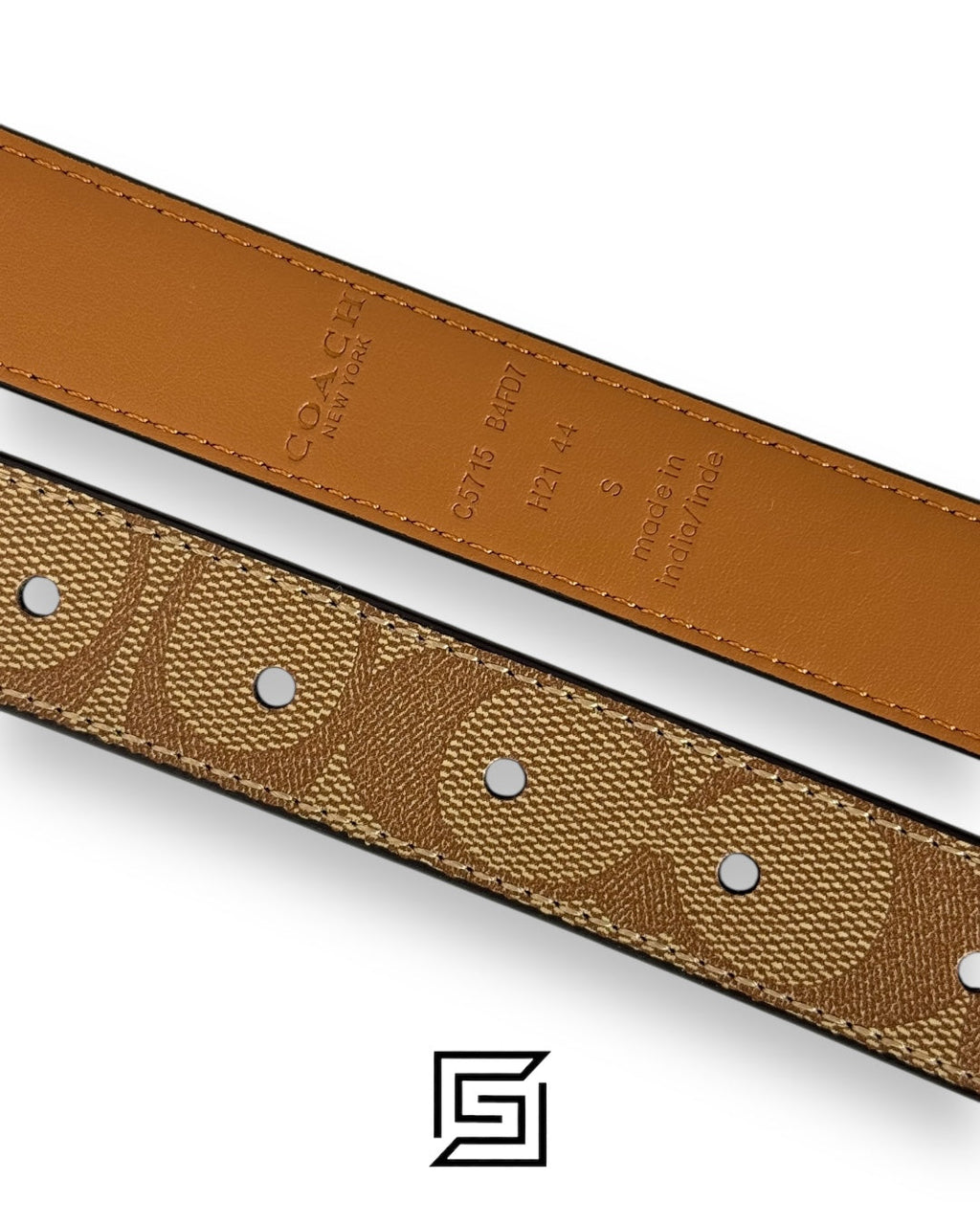 Signature Buckle Belt 38 Mm COLOR Brown C5715