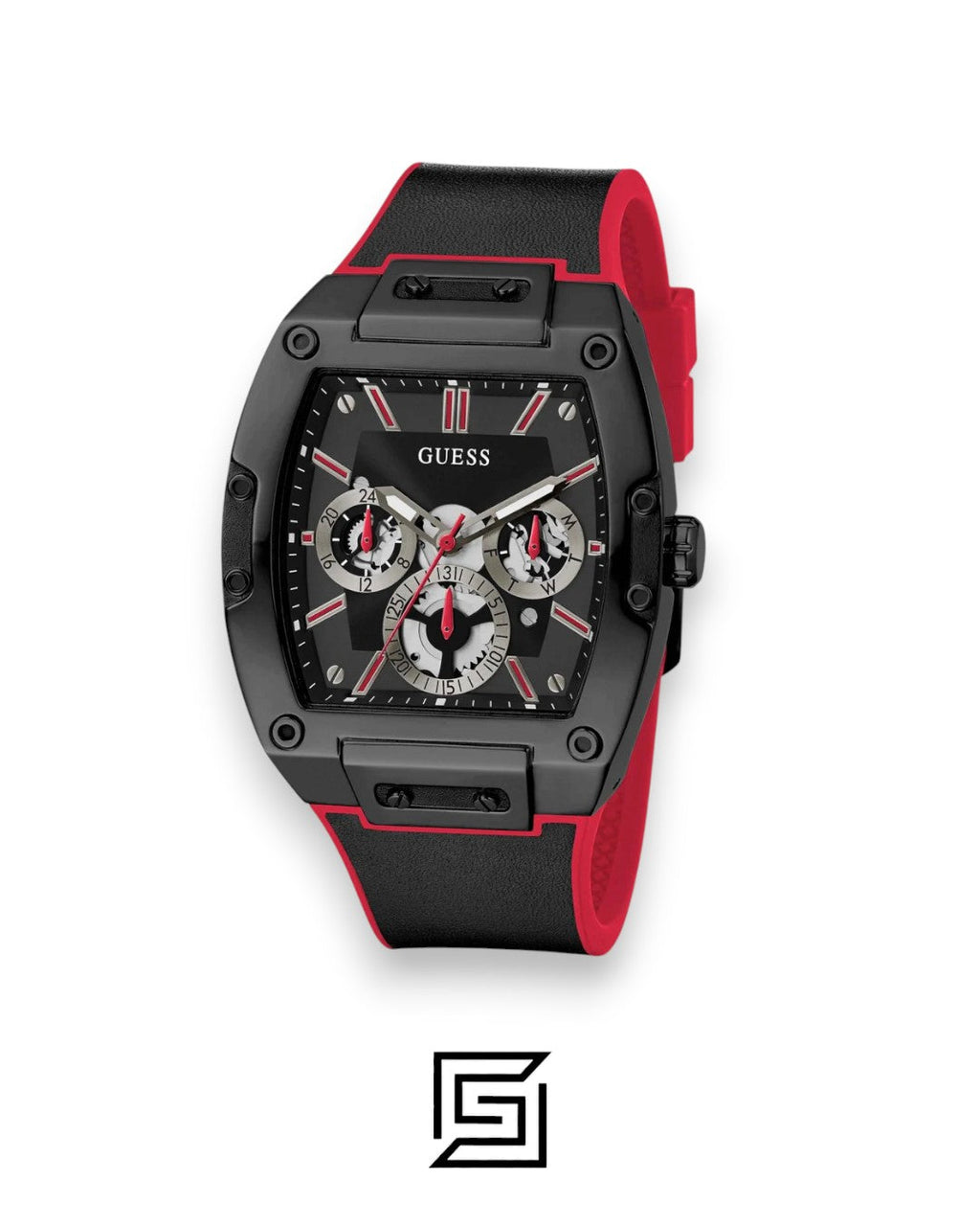 GUESS MEN BLACK TONE Analog Watch -GW0202G7