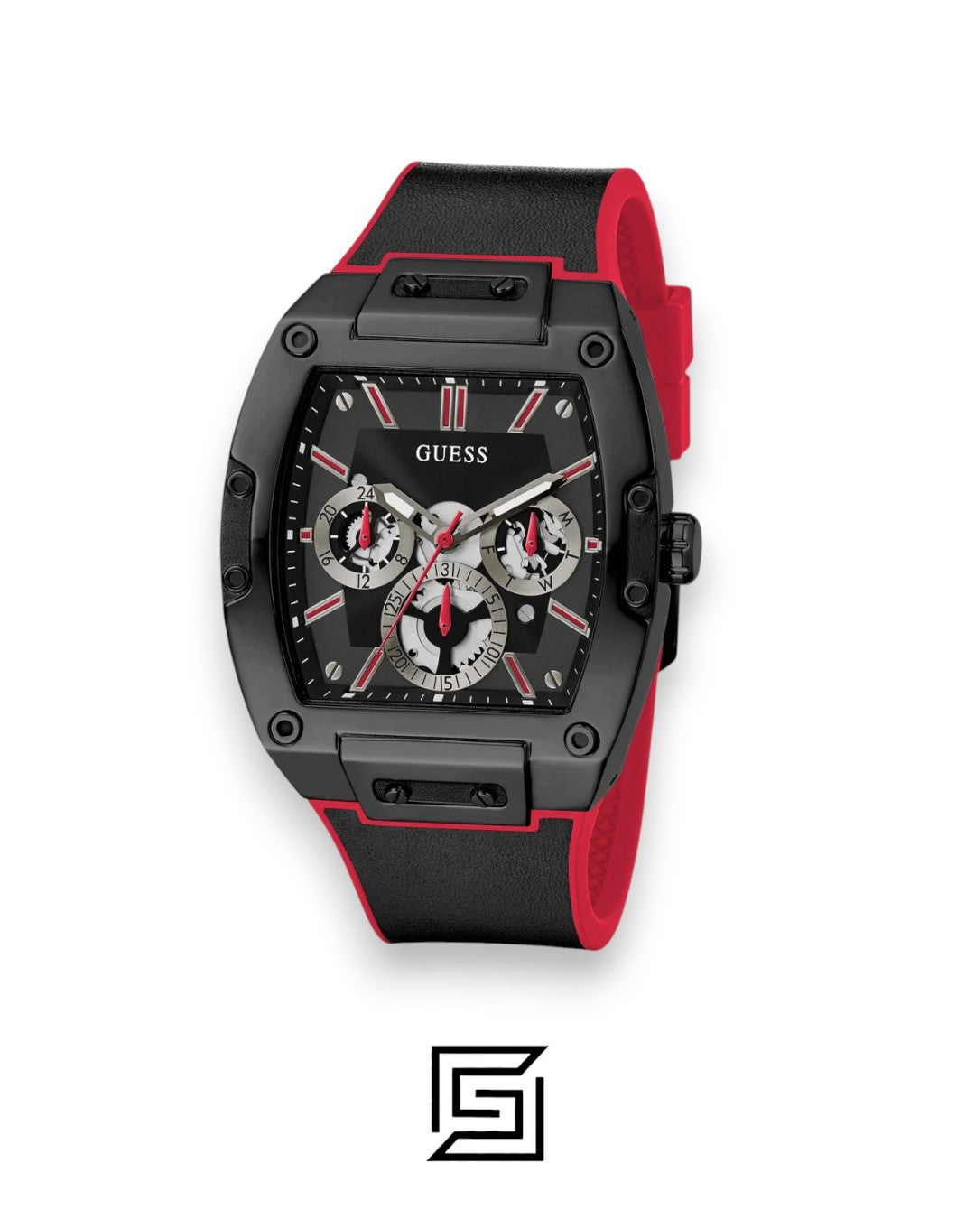 GUESS MEN BLACK TONE Analog Watch -GW0202G7