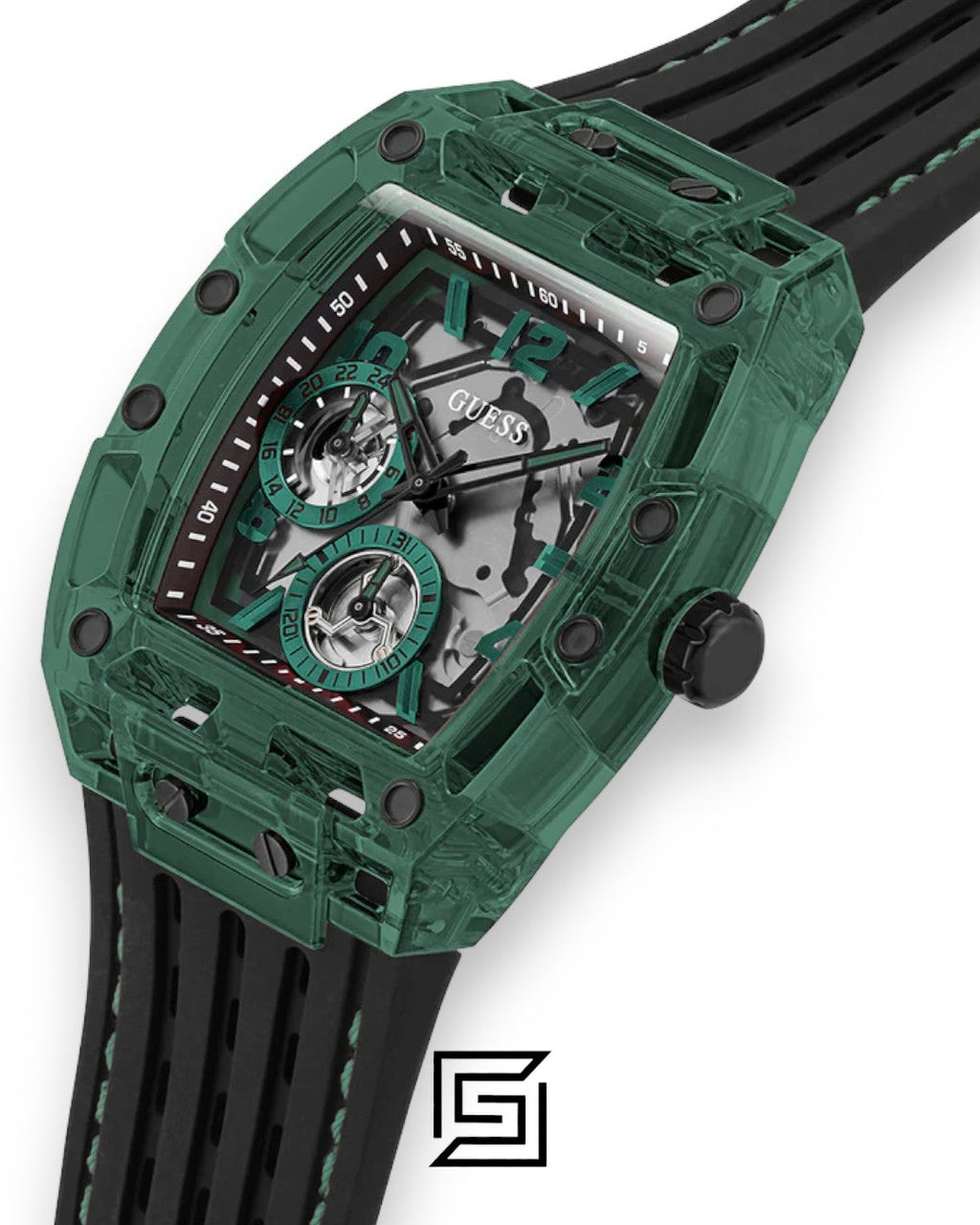 GUESS MEN GREEN TONE Analog Watch -GW0499G7