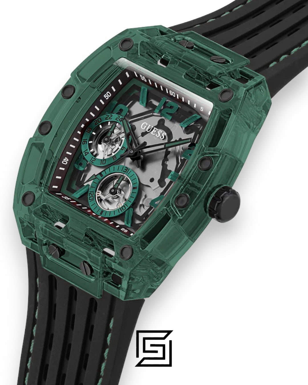GUESS MEN GREEN TONE Analog Watch -GW0499G7