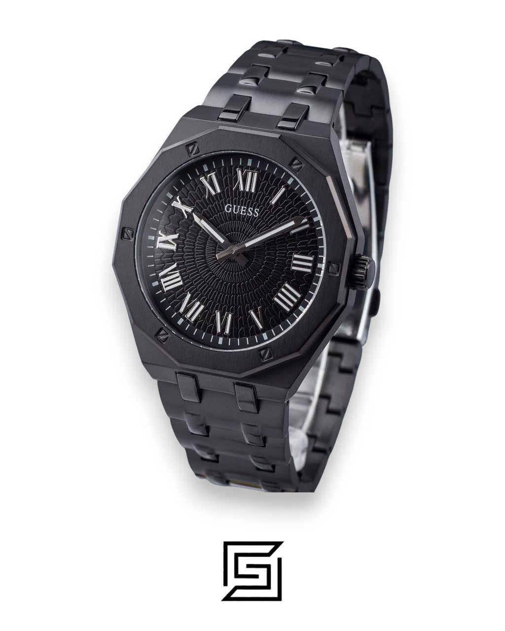 GUESS MEN BLACK Tone Analog Watch - GW0575G3