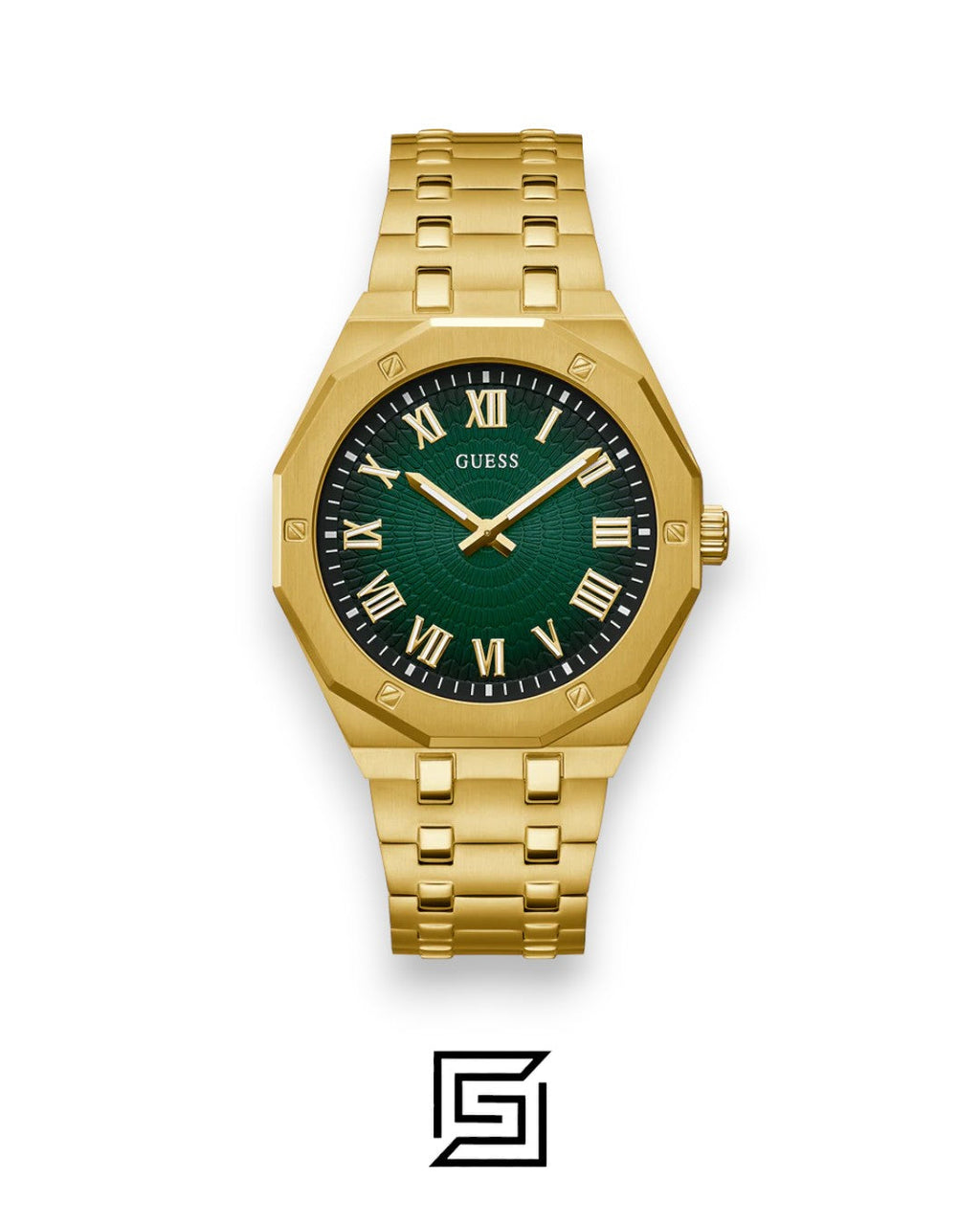 GUESS MEN GOLD Tone Analog WATCH GW0575G2