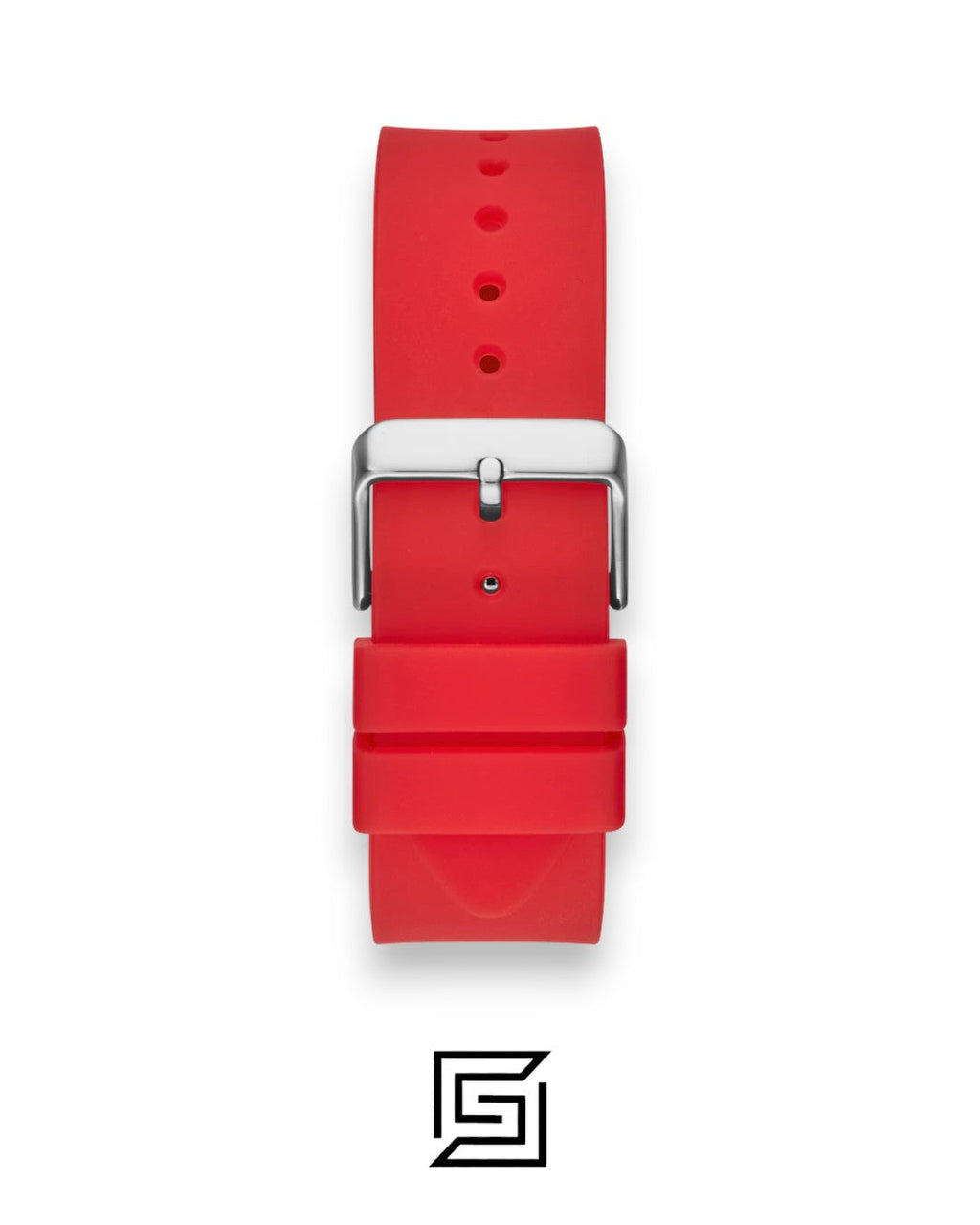 GUESS MEN BLACK Tone Analog Band Color Red WATCH GW0203G4