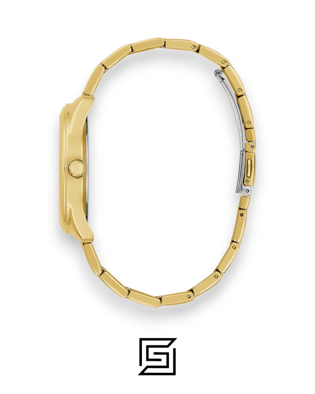 GUESS Ladies Gold Tone Analog Watch GW0606L2