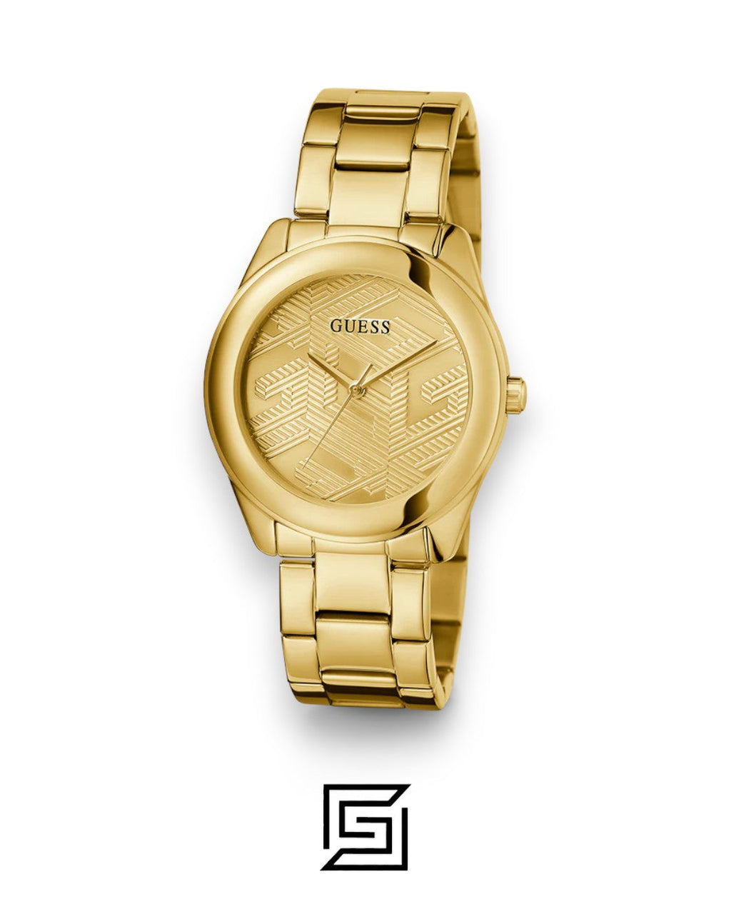 GUESS Ladies Gold Tone Analog Watch GW0606L2