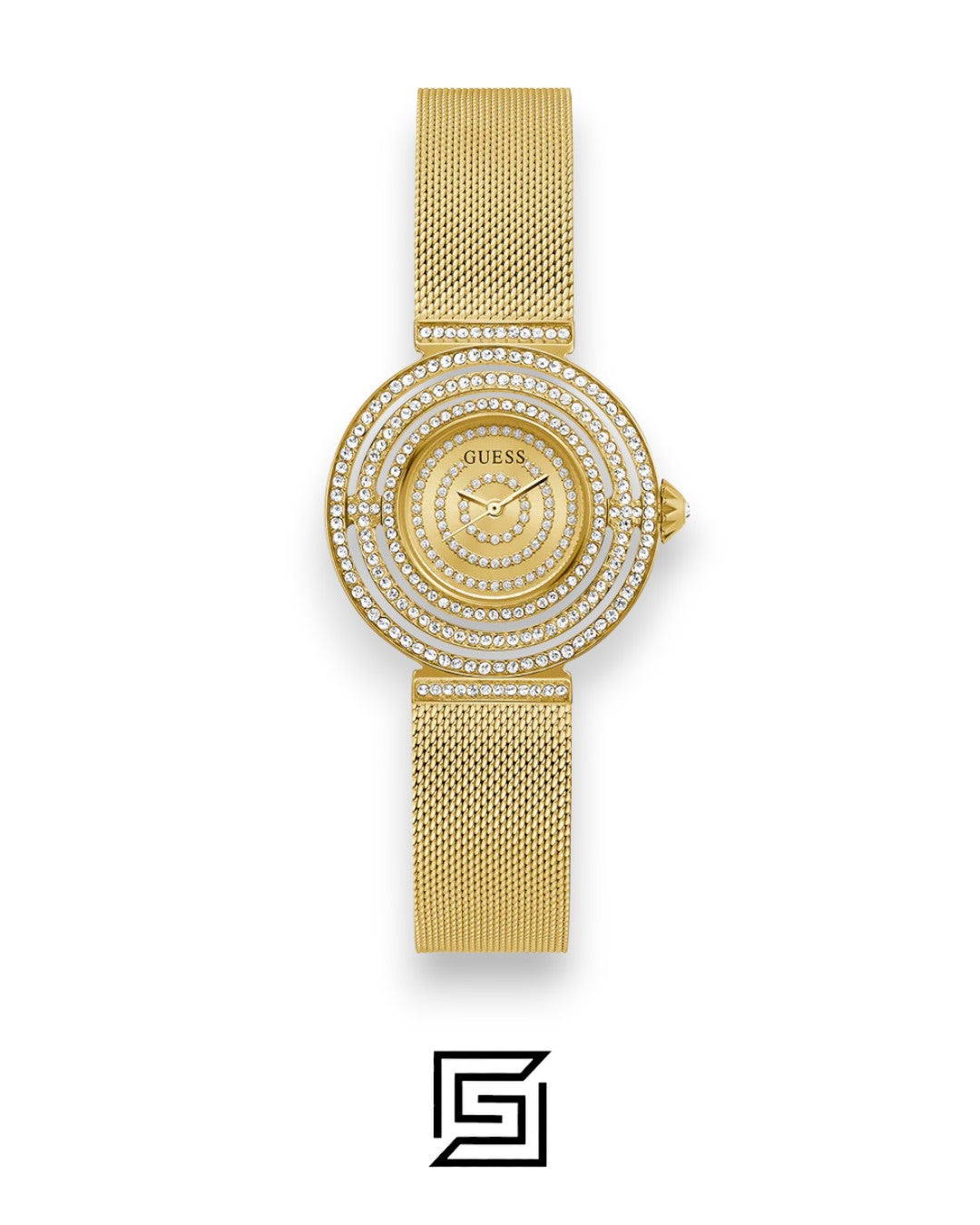 GUESS Ladies Gold Tone Analog Watch GW0550L2