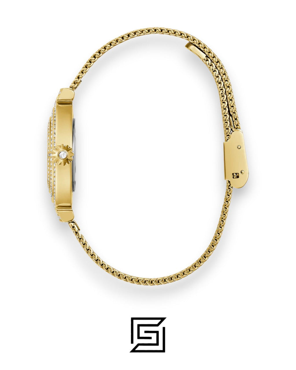 GUESS Ladies Gold Tone Analog Watch GW0550L2