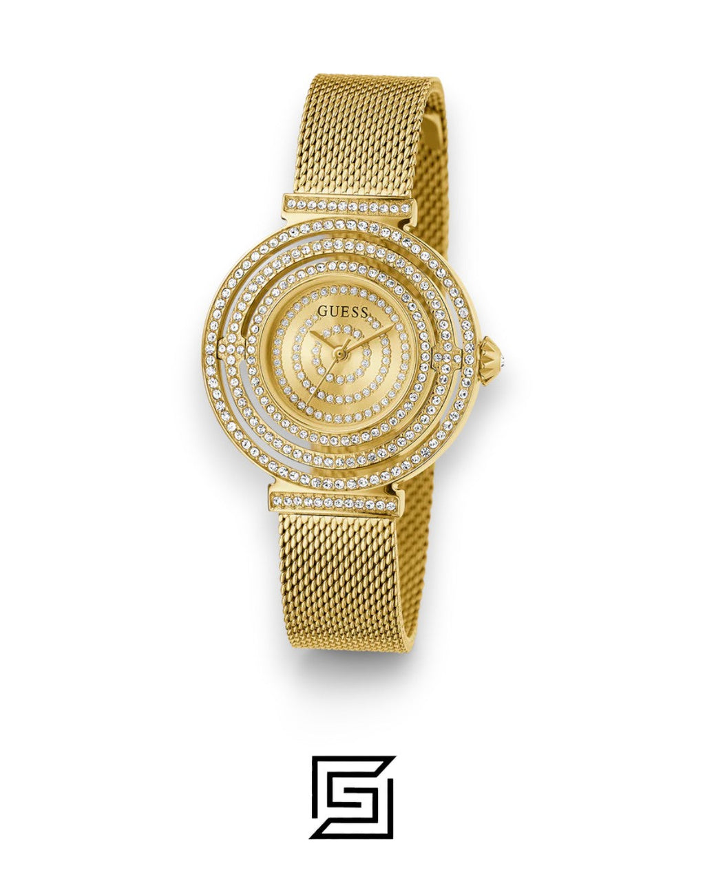 GUESS Ladies Gold Tone Analog Watch GW0550L2