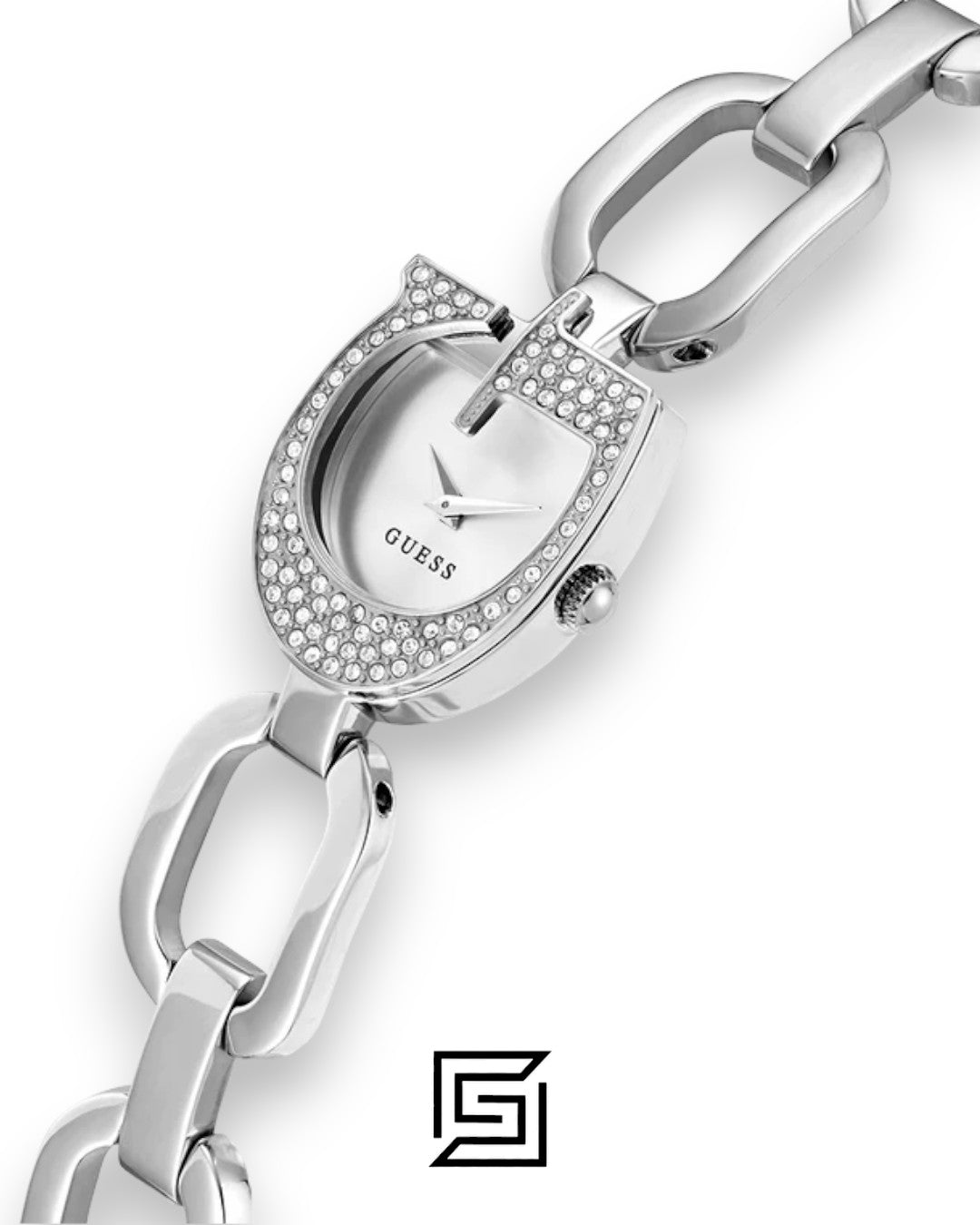 GUESS Ladies SILVER Tone Analog Watch GW0683L1