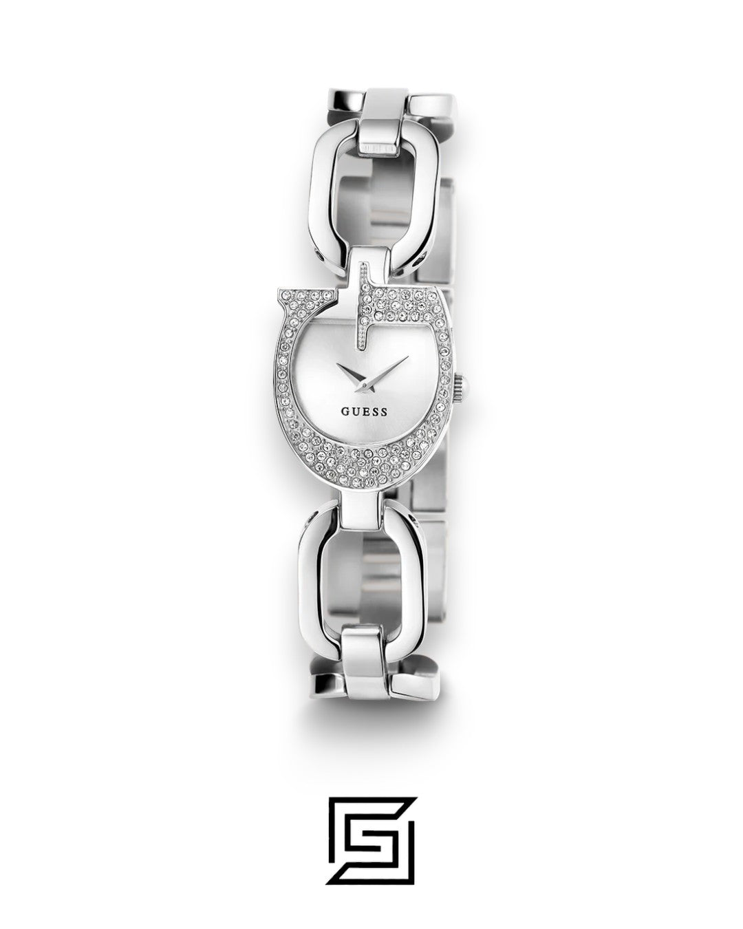 GUESS Ladies SILVER Tone Analog Watch GW0683L1