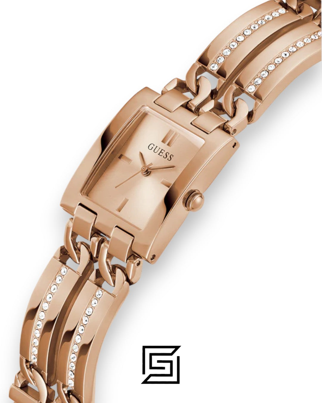 GUESS Ladies ROSE GOLD Tone Analog Watch GW0668L3