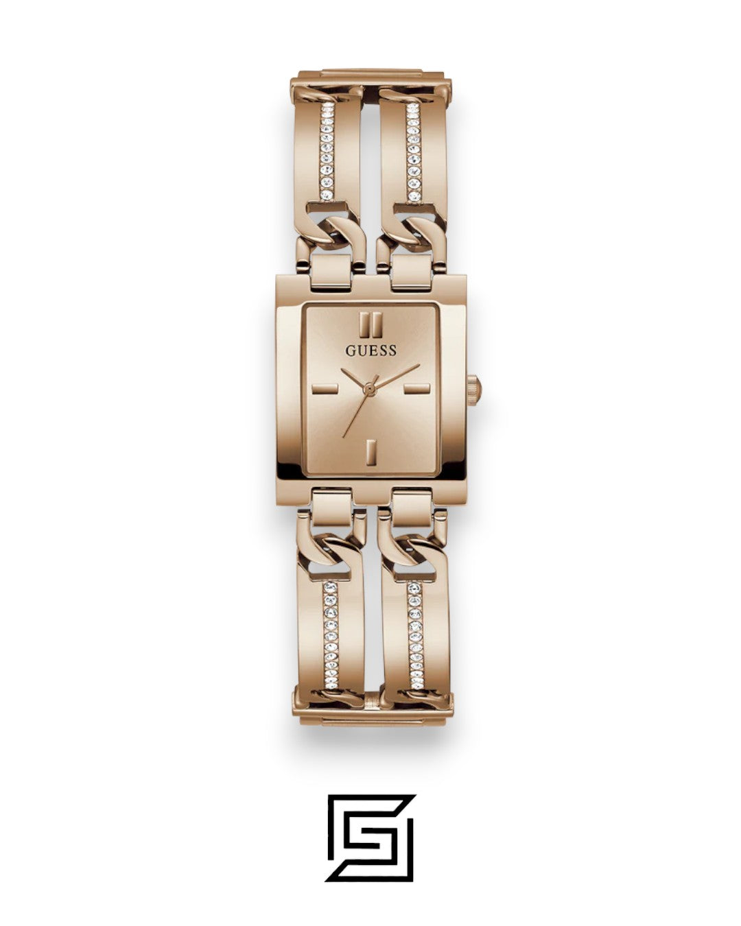 GUESS Ladies ROSE GOLD Tone Analog Watch GW0668L3