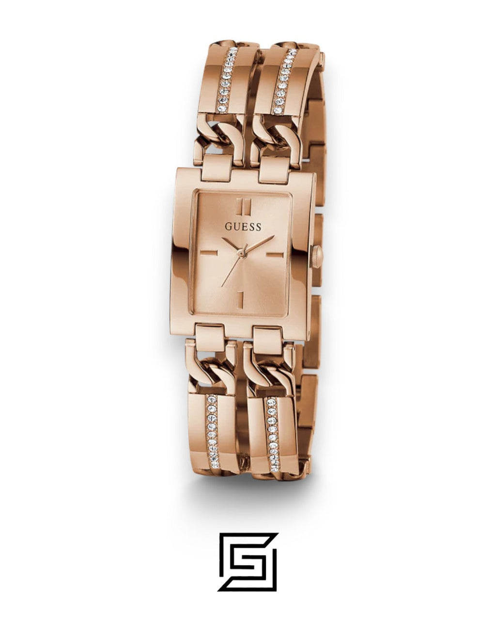 GUESS Ladies ROSE GOLD Tone Analog Watch GW0668L3