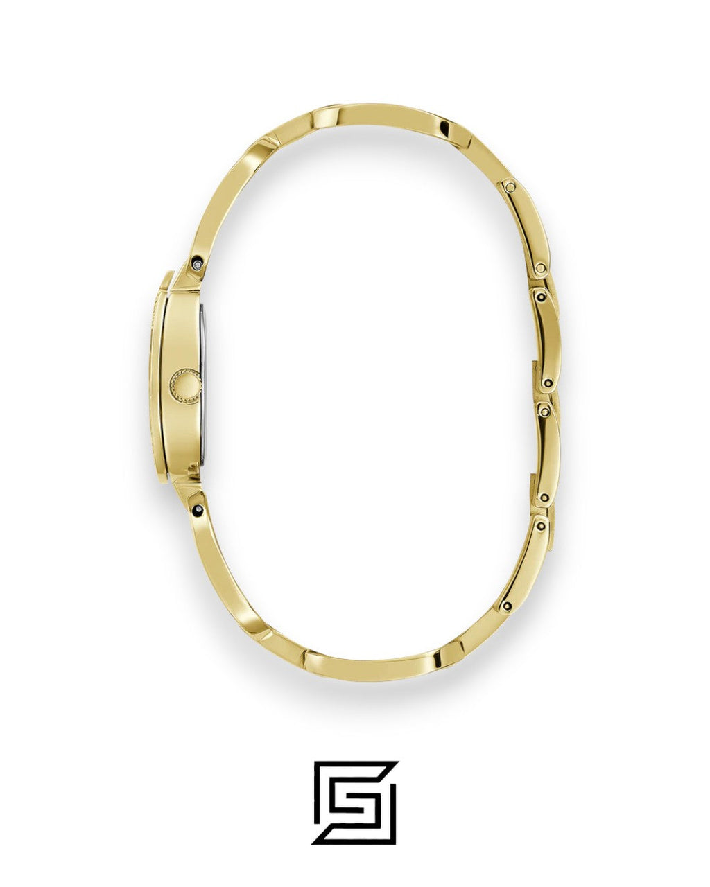 GUESS Ladies GOLD Tone Analog GW0683L2