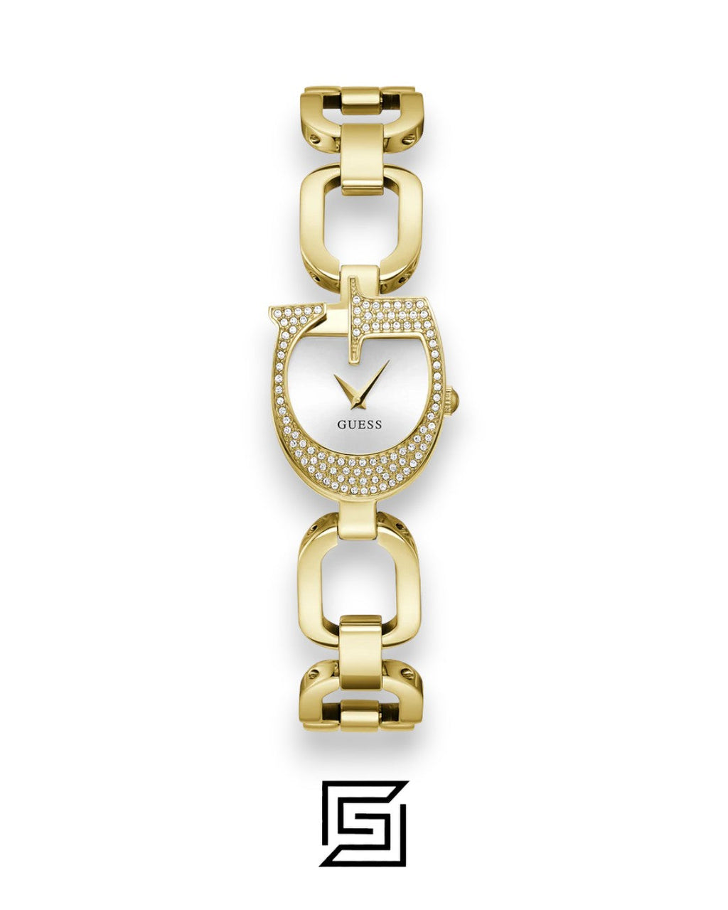 GUESS Ladies GOLD Tone Analog GW0683L2
