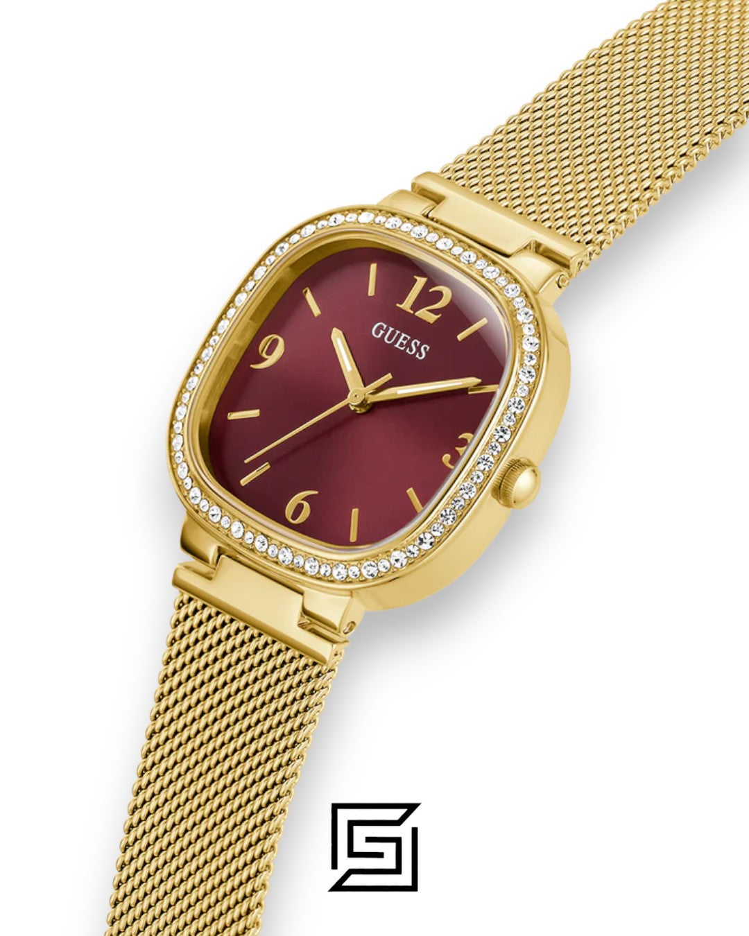 GUESS Ladies Gold Tone Analog Watch - GW0354L4