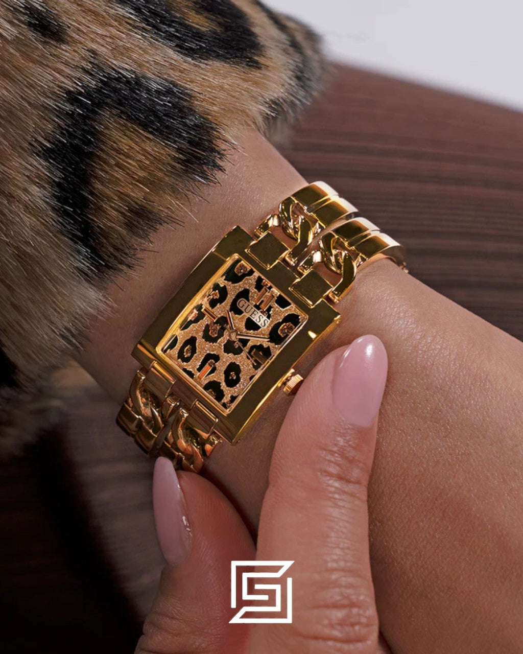 GUESS Ladies Gold Tone Analog Watch - GW0807L2