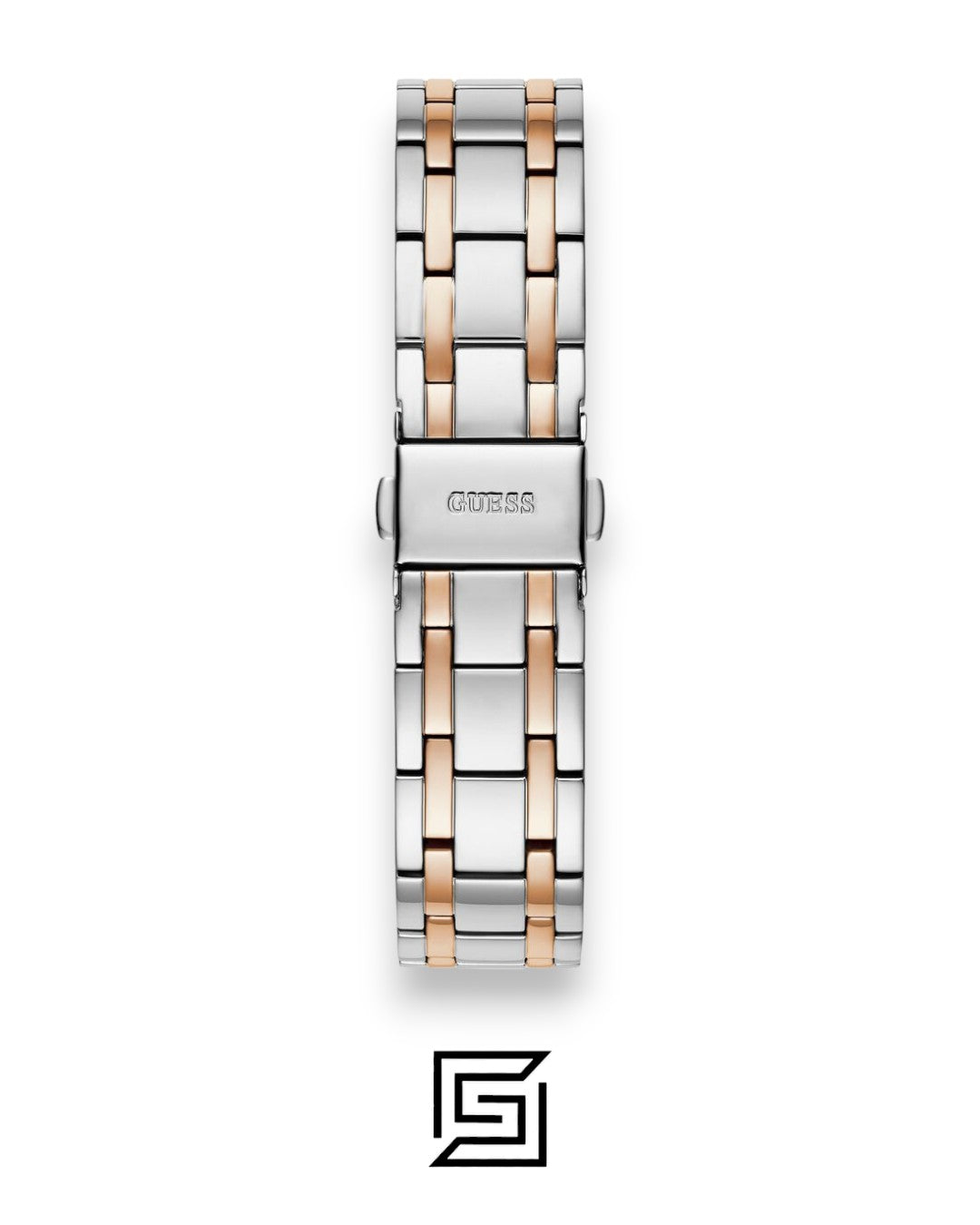 GUESS Ladies SILVER X ROSE GOLD TOW TONE Analog Watch GW0033L9